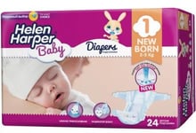 Подгузники Helen Harper Baby Newborn 2-5 кг 24 шт (5411416029816)