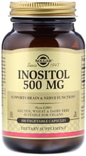 Solgar Inositol, 500 mg, 100 Veggie Caps Інозітол