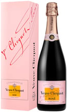 Шампанське Veuve Clicquot Ponsardin «Rose» (сухе, рожеве), with gift box, 0.75 л
