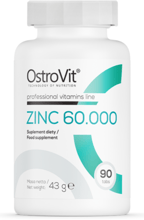 OstroVit Zinc 60.000 Цинк 90 таблеток