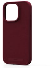 Njord Suede MagSafe Case Crimson Red (NA54SU11) for iPhone 15 Pro Max