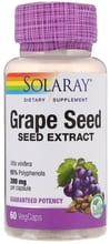 Solaray, Grape Seed Extract, 200 mg, 60 Vegetarian Capsules (SOR-66118)