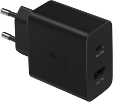 Samsung Wall Charger USB+USB-C 35W Black (EP-TA220NBEGRU)