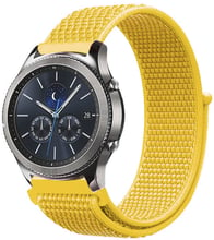 BeCover Nylon Style Yellow for Samsung Galaxy Watch 42mm / Watch Active / Active 2 40/44mm / Watch 3 41mm / Gear S2 Classic / Gear Sport (705824)