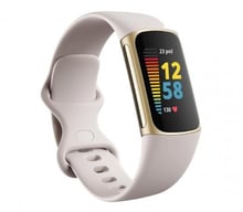 Fitbit Charge 5 Lunar White/Soft Gold Stainless Steel (FB421GLWT)