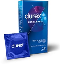 Презервативы латексные со смазкой Durex №12 Extra Safe максимальная надежность