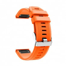 Fashion Dots Silicone Band Orange for Garmin QuickFit 22