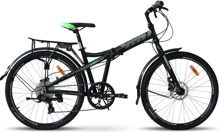 Велосипед VNC 2023' 26" TerraWay A5 V8A5-2642-BG 42см (1834) black (shiny)/grey (matt)