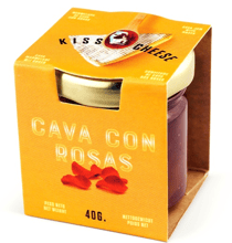 Джем Kiss the Cheese для сыра на основе игристого вина Cava с лепестками розы 40 г (8436587560231)