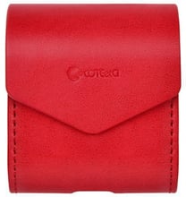 Чохол для навушників COTEetCI Magnet PU Case with Hook Red for AirPods