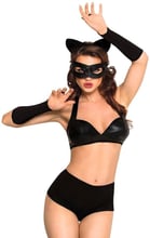 Костюм кошки SoftLine Catwoman, L (black)