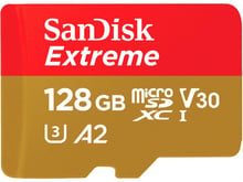 SanDisk 128GB microSD class 10 UHS-I U3 V30 A2 Extreme Mobile Gaming (SDSQXA1-128G-GN6GN)