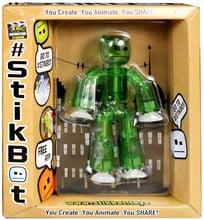 Фигурка для анимационного творчества Stikbot S1 (зеленый) (TST616G)