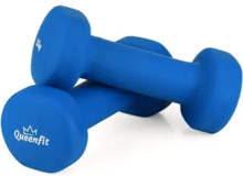 Hop-Sport Queenfit 2х1.5 кг светло-синий