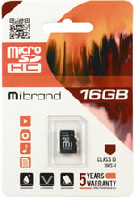 Mibrand 16GB microSDHC class 10 UHS-I (MICDHU1/16GB)