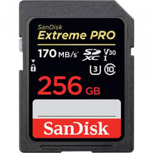 SanDisk 256GB SDXC Class 10 UHS-I U3 V30 Extreme Pro (SDSDXXY-256G-GN4IN)