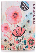 Обложка для паспорта ZIZ "Цветы маки"