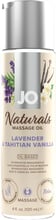 Массажное масло System JO – Naturals Massage Oil – Lavender & Vanilla с эфирными маслами (120 мл)
