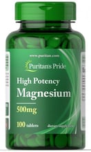 Puritan's Pride Magnesium 500 mg Магний 100 таблеток