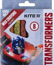 Мелки восковые Kite Jumbo Transformers 8 цветов (TF21-076)