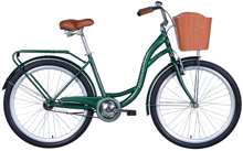 Велосипед 26" Dorozhnik AQUAMARINE 2024 (зеленый) (OPS-D-26-284)