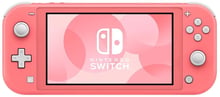 Nintendo Switch Lite Coral Bundle (Animal Crossing, 3M NSO, Coral)