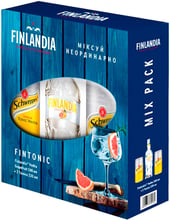 Водка Finlandia Грейпфрут 0.5л + Тоник Швепс 2x0.33л (CCL714612)
