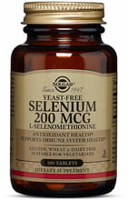 Solgar Yeast-Free Selenium Солгар Селен без дрожжей 200 mcg 100 таблеток