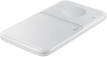 Samsung Wireless Charger Duo (with TA) White for Smartphones and Galaxy Watch (EP-P4300TWRGRU)
