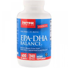 Jarrow Formulas EPA-DHA Balance 240 Softgels Риб'ячий жир баланс