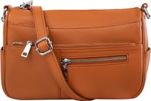 Женская сумка через плечо Vito Torelli коричневая (VT-6006-camel)