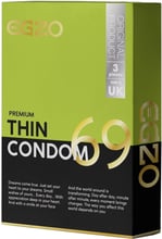 Ультратонкие презервативы EGZO Thin №3