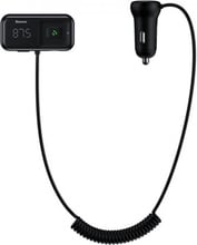 Модулятор FM Baseus T typed S-16 MP3 Black (CCMT000201)