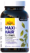 Country Life Maxi-Hair Комплексна підтримка волосся для чоловіків 60 капсул