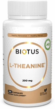 Biotus L-Theanine 200 mg L-теанин 100 капсул