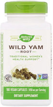 Nature's Way, Wild Yam Root, 425 mg, 180 Vcaps (NWY-15350)