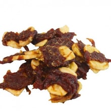 Лакомство для собак Селянські смаколики Сушеный банан с утиным мясом 3-4.5 см 500 г (LSV-08)
