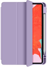 WIWU Protective Case with Pencil holder Light Purple for iPad 10.2" 2019-2021/iPad Air 2019/Pro 10.5"