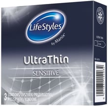 LifeStyles латексные презервативы ULTRATHIN 3шт