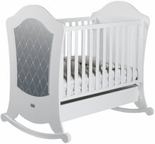 Кроватка детская Micuna Alexa BIG Relax White-Silver 140x70см бело-серебристая (BIG ALEXA RELAX)