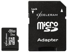 eXceleram 128GB microSDXC Class 10 UHS-I + adapter (MSD12810A)