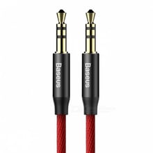 Baseus Audio Cable AUX 3.5мм Jack M30 Yiven 1.5m Red/Black (CAM30-C91)