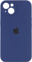 Mobile Case Silicone Case Full Camera Protective Deep Navy for iPhone 15 Plus