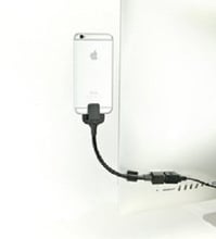 FuseChicken USB Cable to Lightning Bobine Blackout Everywhere Mount 20cm (LV8-100) Пожизненная Гарантия от Производителя