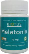 Biotus Melatonin 10 mg Мелатонин 30 Капсул