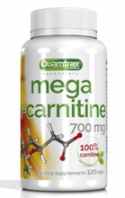 Quamtrax Mega L-Сarnitine, 700 mg, 120 Capsules