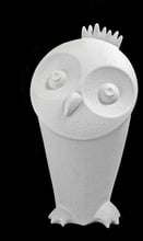 Статуетка у формі сови Linea Sette Ceramiche N85/A 25 см білий