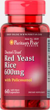 Puritan's Pride Red Yeast Rice & Policosanol Capsules 60 caps