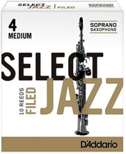 Трость D`ADDARIO RSF10SSX4M Select Jazz - Soprano Sax 4M (1 шт.)