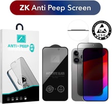 ZK Premium Tempered Glass Privacy for iPhone 15